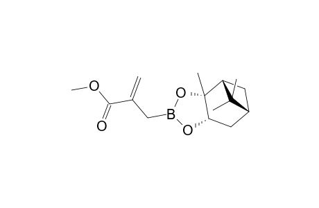 2-((1R,2R,6S,8R)-2,9,9-Trimethyl-3,5-dioxa-4-bora-tricyclo[6.1.1.0*2,6*]dec-4-ylmethyl)-acrylic acid methyl ester