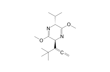 (2S,5R)-2-(1-tert-Butyl-propa-1,2-dienyl)-5-isopropyl-3,6-dimethoxy-2,5-dihydro-pyrazine