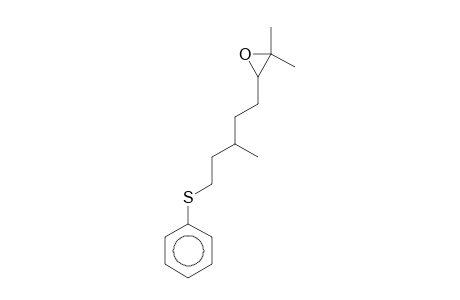 2,2-DIMETHYL-3-(3-METHYL-5-PHENYLSULFANYLPENT-3-ENYL)OXIRANE