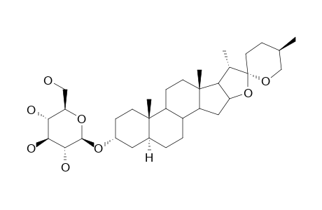 (25S)-5-ALPHA-SPIROSTANE-3-ALPHA-OL-3-O-BETA-D-GLUCOPYRANOSIDE;SPIROSTANOL-SAPONIN