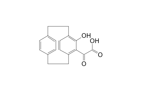 (6-Hydroxytricyclo[8.2.2.2.(4,7)]hexadeca-1(13),4,6,10(14),11,15-hexaen-5-yl)-oxoacetic acid