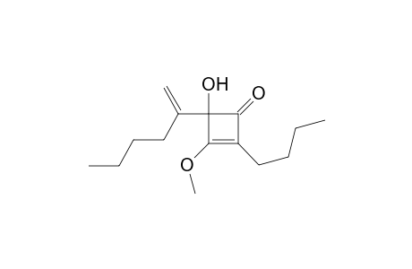 2-n-Butyl-4-(1-n-butylethenyl)-4-hydroxy-3-methoxy-2-cyclobuten-1-one