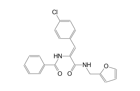 N-((Z)-2-(4-chlorophenyl)-1-{[(2-furylmethyl)amino]carbonyl}ethenyl)benzamide