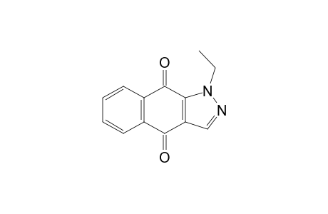 1H-Benz[f]indazole-4,9-dione, 1-ethyl-