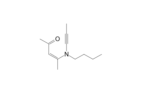 (Z)-4-[Butyl(1-propynyl)amino]-3-penten-2-one