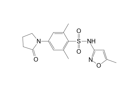 2,6-Dimethyl-N-(5-methyl-3-isoxazolyl)-4-(2-oxo-1-pyrrolidinyl)benzenesulfonamide