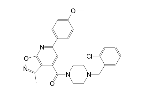 isoxazolo[5,4-b]pyridine, 4-[[4-[(2-chlorophenyl)methyl]-1-piperazinyl]carbonyl]-6-(4-methoxyphenyl)-3-methyl-