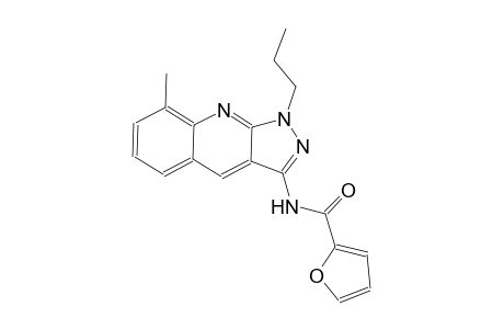 N-(8-methyl-1-propyl-1H-pyrazolo[3,4-b]quinolin-3-yl)-2-furamide