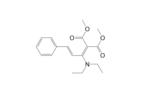 Propanedioic acid, [1-(diethylamino)-3-phenyl-2-propenylidene]-, dimethyl ester, (E)-