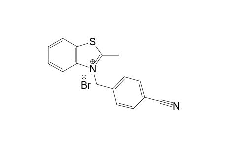 3-(4-Cyanobenzyl)-2-methylbenzo[d]thiazol-3-iumbromide