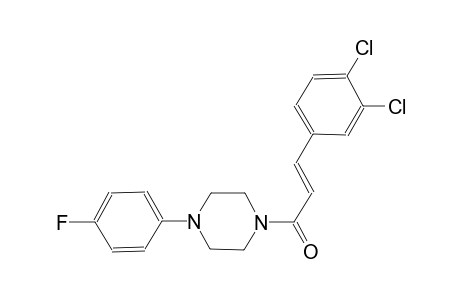 1-[(2E)-3-(3,4-dichlorophenyl)-2-propenoyl]-4-(4-fluorophenyl)piperazine