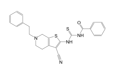 N-benzoyl-N'-[3-cyano-6-(2-phenylethyl)-4,5,6,7-tetrahydrothieno[2,3-c]pyridin-2-yl]thiourea