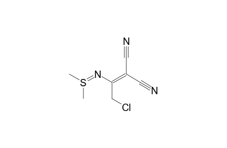 S,S-Dimethyl-N-(3'-chloro-1',1'-dicyano-1'-propen-2'-yl)sulfimide