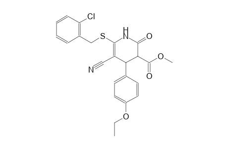 3-pyridinecarboxylic acid, 6-[[(2-chlorophenyl)methyl]thio]-5-cyano-4-(4-ethoxyphenyl)-1,2,3,4-tetrahydro-2-oxo-, methyl ester