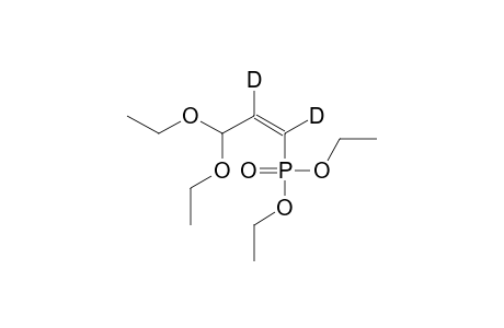 Diethyl 3,3-diethoxy-1-cis-propen-1-ylphosphonate-1,2-d(2)