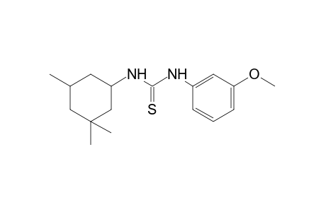 1-(m-methoxyphenyl)-2-thio-3-(3,3,5-trimethylcyclohexyl)urea