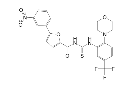 N-[2-(4-morpholinyl)-5-(trifluoromethyl)phenyl]-N'-[5-(3-nitrophenyl)-2-furoyl]thiourea