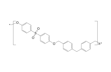 Poly[oxy-1,4-phenylenesulfonyl-1,4-phenyleneoxydi(methylene-1,4-phenylene)methylene]