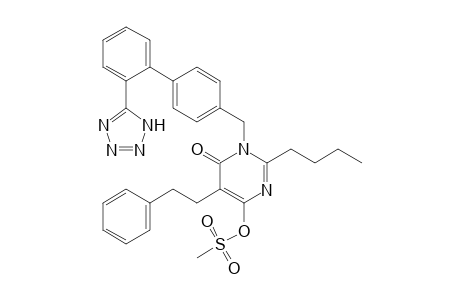 Methanesulfonic acid 2-Butyl-6-oxo-5-phenethyl-1-[2'-(1H-tetrazol-5-yl)biphenyl-4-ylmethyl]-1,6-dihydro-pyrimidin-4-yl ester