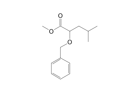 2-(benzyloxy)-4-methyl-valeric acid methyl ester