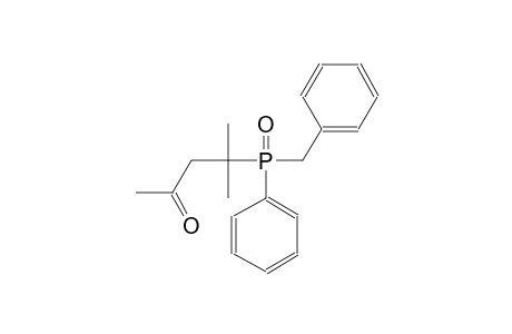 2-pentanone, 4-methyl-4-[phenyl(phenylmethyl)phosphinyl]-