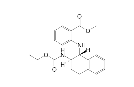trans-2-Ethoxycarbonylamino-1-(2-methoxycarbonylanilino)-1,2,3,4-tetrahydronaphthalene