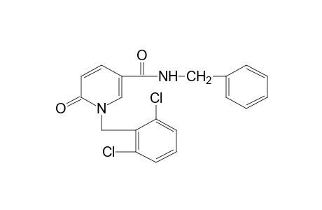 N-BENZYL-1-(2,6-DICHLOROBENZYL)-1,6-DIHYDRO-6-OXONICOTINAMIDE