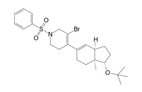 4-[(1S,3aR,7aS)-1-tert-butoxy-7a-methyl-1,2,3,3a,6,7-hexahydroinden-5-yl]-1-(benzenesulfonyl)-5-bromo-3,6-dihydro-2H-pyridine