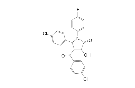 4-(4-chlorobenzoyl)-5-(4-chlorophenyl)-1-(4-fluorophenyl)-3-hydroxy-1,5-dihydro-2H-pyrrol-2-one