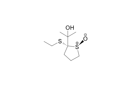 (E)-2-(Ethylthio)-2-(1-hydroxy-1methylethyl)thiolane 1-oxide
