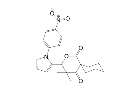 4,4-dimethyl-3-[1-(4-nitrophenyl)-1H-pyrrol-2-yl]-2-oxaspiro[5.5]undecane-1,5-dione
