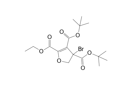 2-Ethyl 3,4-bis(t-Butyl) 4-bromo-4,5-dihydrofuran-2,3,4-tricarboxylate