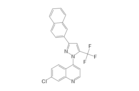 4-[3-(2-NAPHTNYL)-5,5,5-TRIFLUOROMETHYL-1H-PYRROL-1-YL]-7-CHLOROQUINOLINE