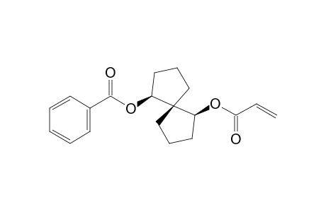 O-Acryloyl-O-benzoyl-cis,cis-spiro[4.4]nonane-1,6-diol