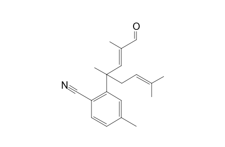 (E)-4-Methyl-2-(2,4,7-trimethyl-1-oxooct-2,6-dien-4-yl)benzonitrile