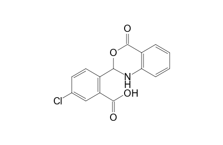 5-Chloro-2-(4-oxo-1,4-dihydro-2H-3,1-benzoxazin-2-yl)benzoic Acid