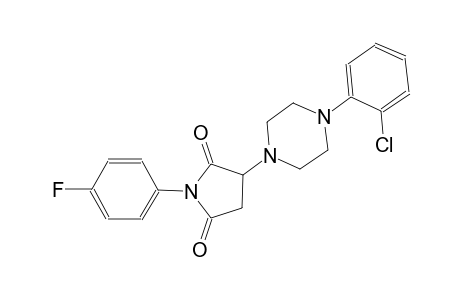 3-[4-(2-chlorophenyl)-1-piperazinyl]-1-(4-fluorophenyl)-2,5-pyrrolidinedione