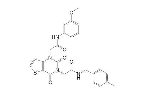 1-[3-(3-methoxyphenyl)-2-oxopropyl]-3-[4-(4-methylphenyl)-2-oxobutyl]-1H,2H,3H,4H-thieno[3,2-d]pyrimidine-2,4-dione