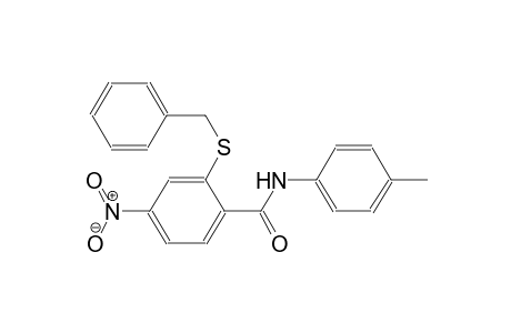 2-Benzylsulfanyl-4-nitro-N-p-tolyl-benzamide