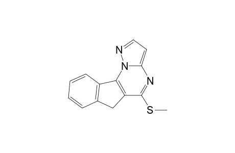 6H-Indeno[2,1-e]pyrazolo[1,5-a]pyrimidine, 5-(methylthio)-