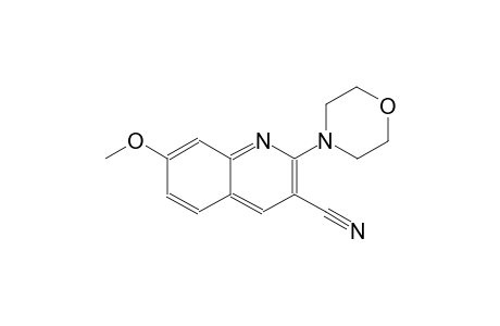 7-methoxy-2-(4-morpholinyl)-3-quinolinecarbonitrile