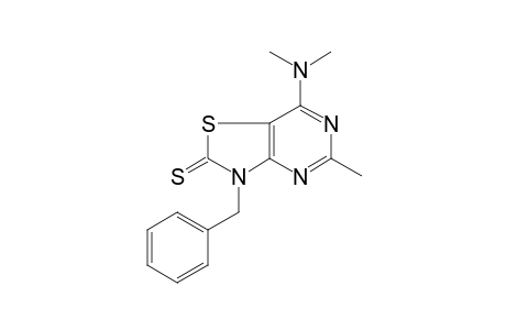 3-Benzyl-7-(dimethylamino)-5-methyl[1,3]thiazolo[4,5-d]pyrimidine-2(3H)-thione