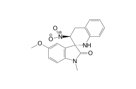 (2R,3S)-5'-methoxy-1'-methyl-3-nitro-spiro[3,4-dihydro-1H-quinoline-2,3'-indoline]-2'-one