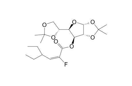 (2E)-(1,2:5,6-Di-O-isopropylidene-.alpha.,D-glucofuranose-3-O-yl)-4-ethyl 2-fluorohex-2-enoate