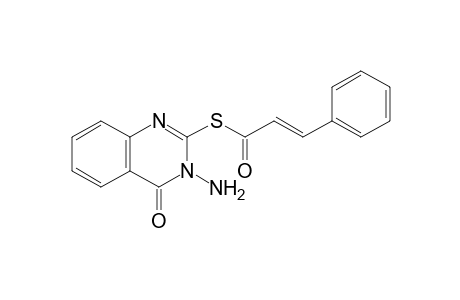 (E)-3-phenyl-2-propenethioic acid S-(3-amino-4-oxo-2-quinazolinyl) ester