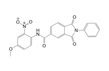 1H-isoindole-5-carboxamide, 2,3-dihydro-N-(4-methoxy-2-nitrophenyl)-1,3-dioxo-2-phenyl-