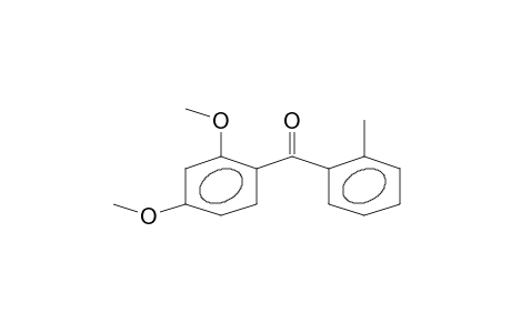 METHANONE, (2,4-DIMETHOXYPHENYL)(2-METHYLPHENYL)-