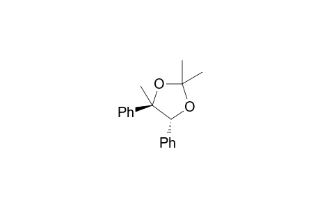 trans-2,2,4-trimethyl-4,5-diphenyl-1,3-dioxolane