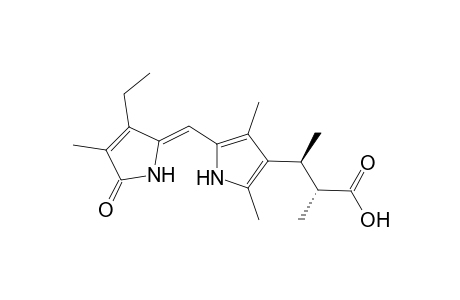 (-)-(2R,3S)-3-(3-Ethyl-2,7,9-trimethyl-1-oxo-1,10-dihydrodipyrrin-8-yl)-2-methylbutanoic acid