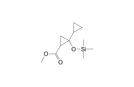 2-cyclopropyl-2-trimethylsilyloxy-1-cyclopropanecarboxylic acid methyl ester